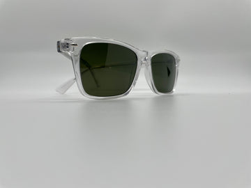 Gray Polarized Lens in crystal clear frame | LensFactory